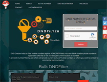 Tablet Screenshot of dndfilter.com